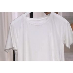 AnyBody Women 3X Cozy‎ Knit Short Sleeve Swing Top White Modal Spandex NWT